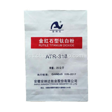 Dióxido de titanio Rutile ATR-318 para masterbatch y plástico